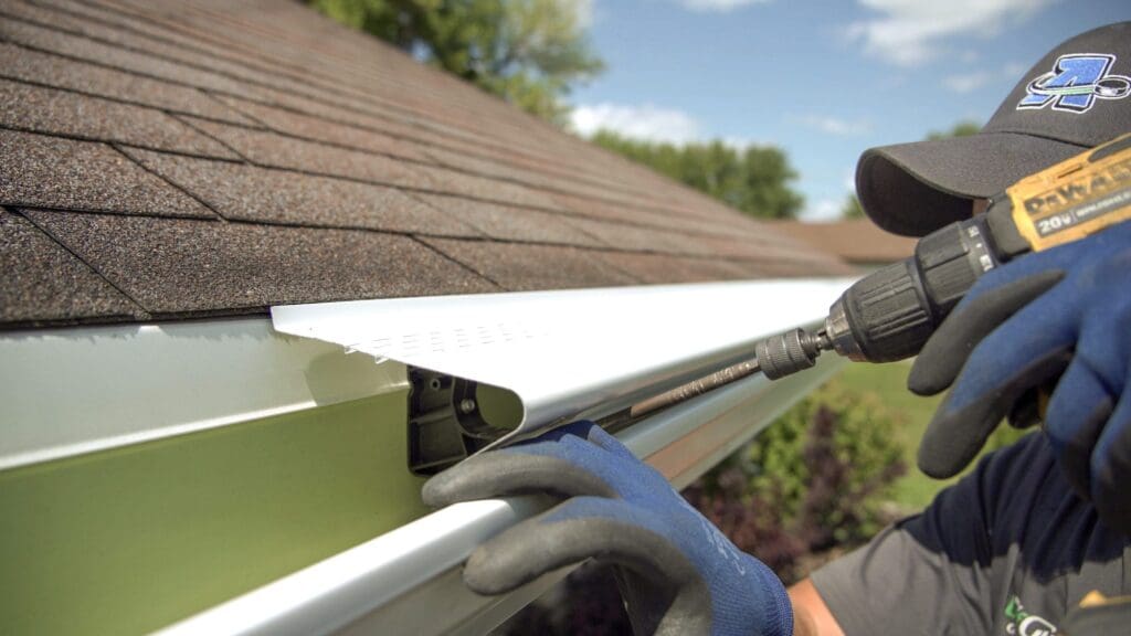 Residential Gutter Guard Installation